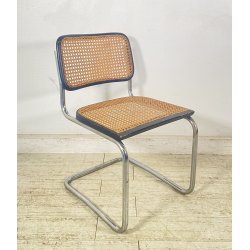 SEDIA Cesca Marcel Breuer ACCIAIO PAGLIA DI VIENNA DESIGN ANNI 50/60 CHAIR