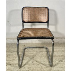 SEDIA Cesca Marcel Breuer ACCIAIO PAGLIA DI VIENNA DESIGN ANNI 50/60 CHAIR