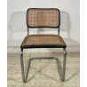 SEDIA Cesca Marcel Breuer ACCIAIO PAGLIA DI VIENNA DESIGN ANNI 50/60 CHAIR