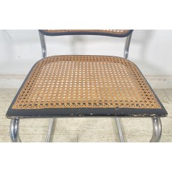 SEDIA Cesca Marcel Breuer ACCIAIO PAGLIA DI VIENNA DESIGN ANNI 50/60 CHAIR