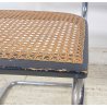 SEDIA Cesca Marcel Breuer ACCIAIO PAGLIA DI VIENNA DESIGN ANNI 50/60 CHAIR