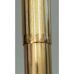 PENNA SFERA Aurora 98 dorata ANNI 70 Stylo a Bille VINTAGE GOLDEN BALLPOINT PEN
