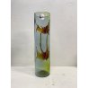 VASO VETRO MURANO DESIGN Toni Zuccheri PER VeArt "Talea" SERIE MEMBRANE  '70s