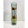 VASO VETRO MURANO DESIGN Toni Zuccheri PER VeArt "Talea" SERIE MEMBRANE  '70s