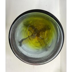 VASO VETRO MURANO DESIGN Toni Zuccheri PER VeArt "Talea" SERIE MEMBRANE  '70s