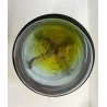 VASO VETRO MURANO DESIGN Toni Zuccheri PER VeArt "Talea" SERIE MEMBRANE  '70s
