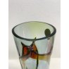 VASO VETRO MURANO DESIGN Toni Zuccheri PER VeArt "Talea" SERIE MEMBRANE  '70s