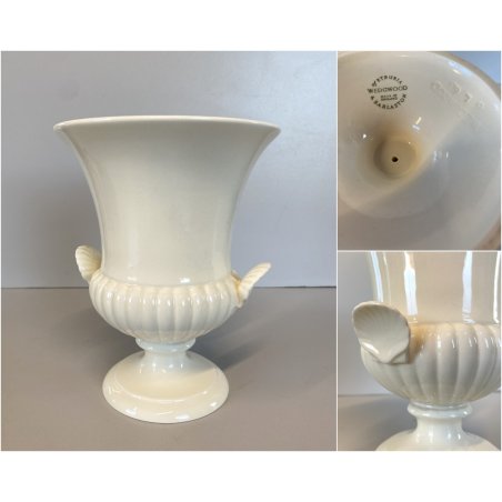 VASO COPPA MEDICEA CERAMICA DESIGN Norman Wilson PER Wedgwood MANICI CONCHIGLIA