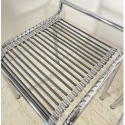 SET 3 SEDIA MOD. Sandow 101 Renè Herbst PER Pallucco ANNI 80  CHAIR CROMATE
