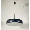 LAMPADARIO DESIGN PENDENTE SOSPENSIONE VETRO ANNI 50 METALLO LAMPADA SOFFITTO