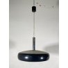 LAMPADARIO DESIGN PENDENTE SOSPENSIONE VETRO ANNI 50 METALLO LAMPADA SOFFITTO