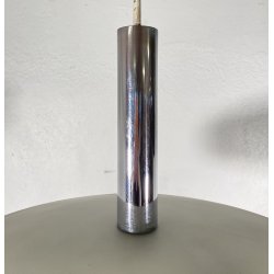LAMPADARIO DESIGN PENDENTE SOSPENSIONE VETRO ANNI 50 METALLO LAMPADA SOFFITTO