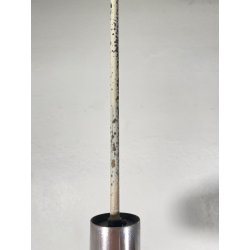LAMPADARIO DESIGN PENDENTE SOSPENSIONE VETRO ANNI 50 METALLO LAMPADA SOFFITTO