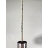 LAMPADARIO DESIGN PENDENTE SOSPENSIONE VETRO ANNI 50 METALLO LAMPADA SOFFITTO