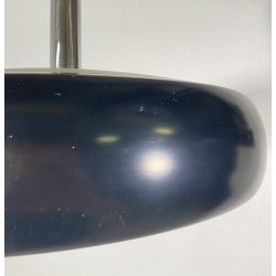 LAMPADARIO DESIGN PENDENTE SOSPENSIONE VETRO ANNI 50 METALLO LAMPADA SOFFITTO