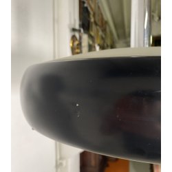 LAMPADARIO DESIGN PENDENTE SOSPENSIONE VETRO ANNI 50 METALLO LAMPADA SOFFITTO