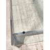 TAVOLINO SALOTTO ANNI 70 ACCIAIO CROMATO VETRO TABLE DESIGN TAVOLO FUMO SALA