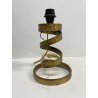 COPPIA LAMPADA TAVOLO VINTAGE DESIGN Luciano Frigerio SPIRALE OTTONE BOUCLE' '70