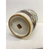 VASO PORCELLANA CINESE FAMILLE VERDE DECORO SCENE BATTAGLIA CANI DI FO XX sec