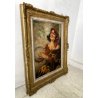 QUADRO DIPINTO OLIO TAVOLA G. Maldarelli RITRATTO ZINGARA DONNA GITANA '900