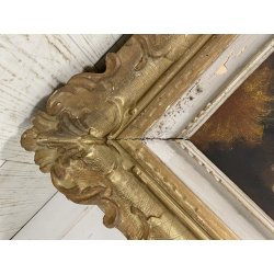 QUADRO DIPINTO OLIO TAVOLA G. Maldarelli RITRATTO ZINGARA DONNA GITANA '900