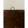 ANTICO DIPINTO OLIO NATURA MORTA FRUTTA CACCIAGIONE CORNICE GUILLOCHé FIRMA '800