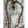 PICCOLO LAMPADARIO LIBERTY MARIA TERESA VETRO MURANO PRIMI 1900 GOCCE GLASS LAMP