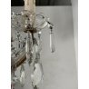 PICCOLO LAMPADARIO LIBERTY MARIA TERESA VETRO MURANO PRIMI 1900 GOCCE GLASS LAMP