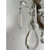 PICCOLO LAMPADARIO LIBERTY MARIA TERESA VETRO MURANO PRIMI 1900 GOCCE GLASS LAMP
