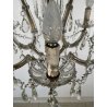 PICCOLO LAMPADARIO LIBERTY MARIA TERESA VETRO MURANO PRIMI 1900 GOCCE GLASS LAMP
