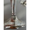 SET 4 pz VASO Soliflore DESIGN Gio Ponti F.lli Calderoni ANNI 30 ALPACCA ARGENTO