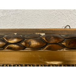ANTICO QUADRO OLIO P. Gaddia PAESAGGIO ALPINO ALPEGGIO BAITA MONTAGNA '900