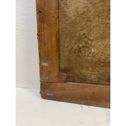 ANTICO QUADRO RITRATTO DIPINTO OLIO SU TELA EPOCA '800 FRATE IGNOTO 39X49 CM