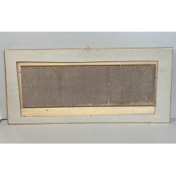 QUADRO DIPINTO OLIO TAVOLA Carlo Monti PAESAGGIO Arona CORSO TETTI Lago Maggiore