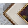 DIPINTO OLIO TELA Guido Bertini NATURA MORTA UVA MELAGRANA CASTAGNE BANANA '900