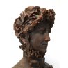 ANTICO BUSTO DONNA GIOVANNI B SCETO REPUBBLICANA 1892 SCULTURA STATUA TERRACOTTA