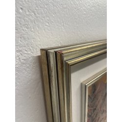 QUADRO DIPINTO olio tela Carlo Monti Arona Lago Maggiore PAESAGGIO MONTANO BOSCO