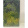 QUADRO DIPINTO olio tela PAESAGGIO Arona Lago Maggiore CASTELLO ANGERA DAGNENTE