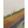 QUADRO DIPINTO olio tela PAESAGGIO Arona Lago Maggiore CASTELLO ANGERA DAGNENTE