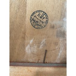 ANTICO DIPINTO OLIO Ivan Gorini SCENA GENERE INTERNO OSTERIA FIGURE TAVOLO '900