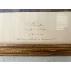 QUADRO STAMPA MULTIPLO "7621" COLOR Penelope Gari Melchers Old Fashioned Sampler