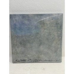 QUADRO DIPINTO OLIO SU PLEXIGLASS FIRMATO NICOLA PANKOFF ARONA ITALIA 40X40X3 CM