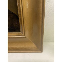 ANTICO QUADRO RITRATTO DIPINTO OLIO SU TELA EPOCA '800 GIOVANE DONNA NOBILE OLD