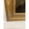 ANTICO QUADRO RITRATTO DIPINTO OLIO SU TELA EPOCA '800 GIOVANE DONNA NOBILE OLD