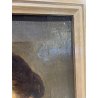 ANTICO QUADRO RITRATTO DIPINTO OLIO SU TELA EPOCA '800 GIOVANE DONNA NOBILE OLD