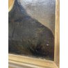 ANTICO QUADRO RITRATTO DIPINTO OLIO SU TELA EPOCA '800 GIOVANE DONNA NOBILE OLD