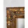 ANTICA CORNICE BAROCCA DORATA LEGNO SCOLPITO 61 cm x 70 cm EPOCA '900 quadro old
