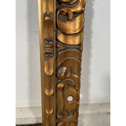 ANTICA CORNICE BAROCCA DORATA LEGNO SCOLPITO 61 cm x 70 cm EPOCA '900 quadro old