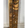 ANTICA CORNICE BAROCCA DORATA LEGNO SCOLPITO 61 cm x 70 cm EPOCA '900 quadro old