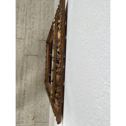 ANTICA CORNICE BAROCCA DORATA LEGNO SCOLPITO 61 cm x 70 cm EPOCA '900 quadro old